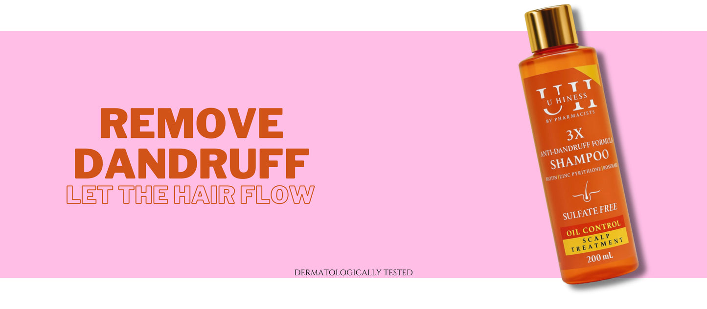3X ANTI-DANDRUFF FORMULA SHAMPOO